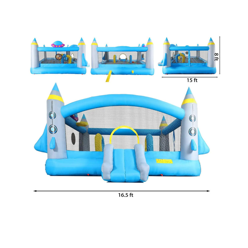 Extra-Large Multifunctional Jump'N Slide Inflatable Bouncer With Blower (SAK81243) by SAKSBY WHOLESALE