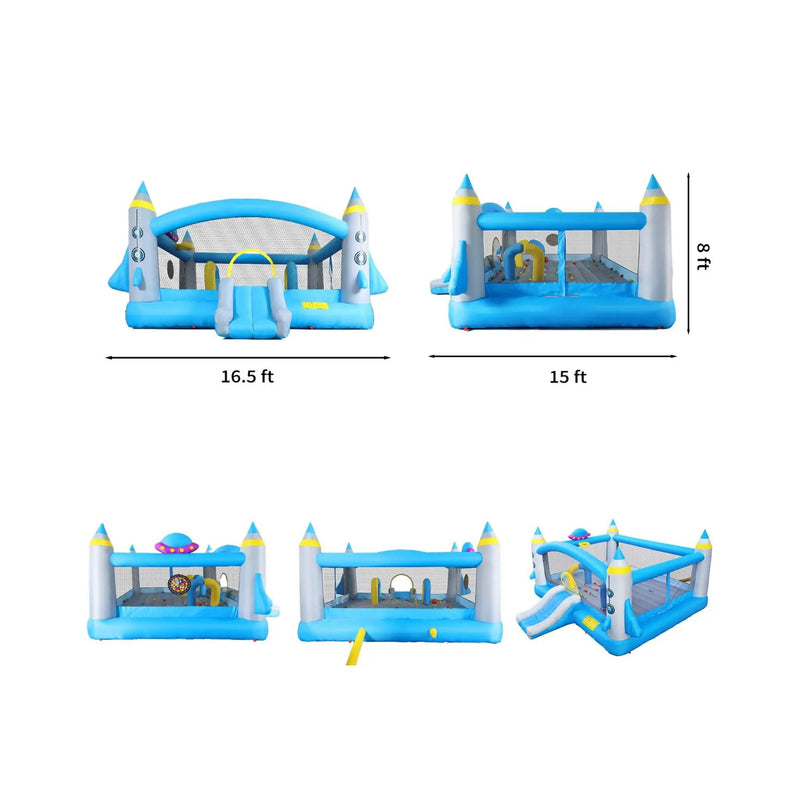 Extra-Large Multifunctional Jump'N Slide Inflatable Bouncer With Blower (SAK81243) by SAKSBY WHOLESALE