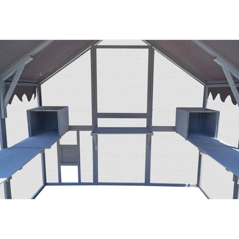 Alora Extra Large Outdoor Cat Kitten Playpen House With Platforms, And Waterproof Cover (SAK55092) by SAKSBY WHOLESALE