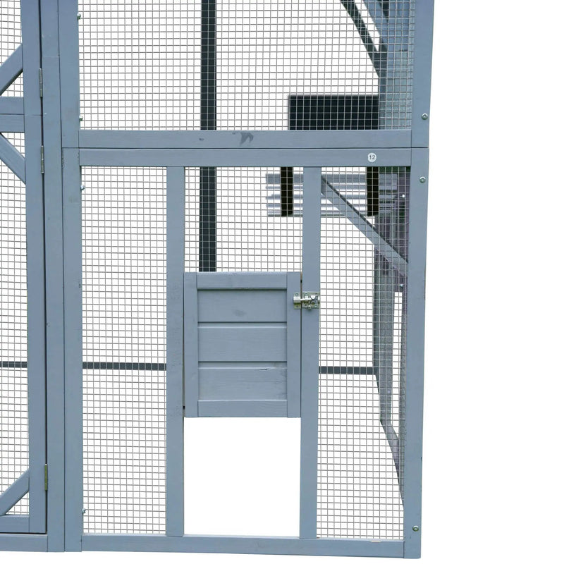 Alora Extra Large Outdoor Cat Kitten Playpen House With Platforms, And Waterproof Cover (SAK55092) by SAKSBY WHOLESALE