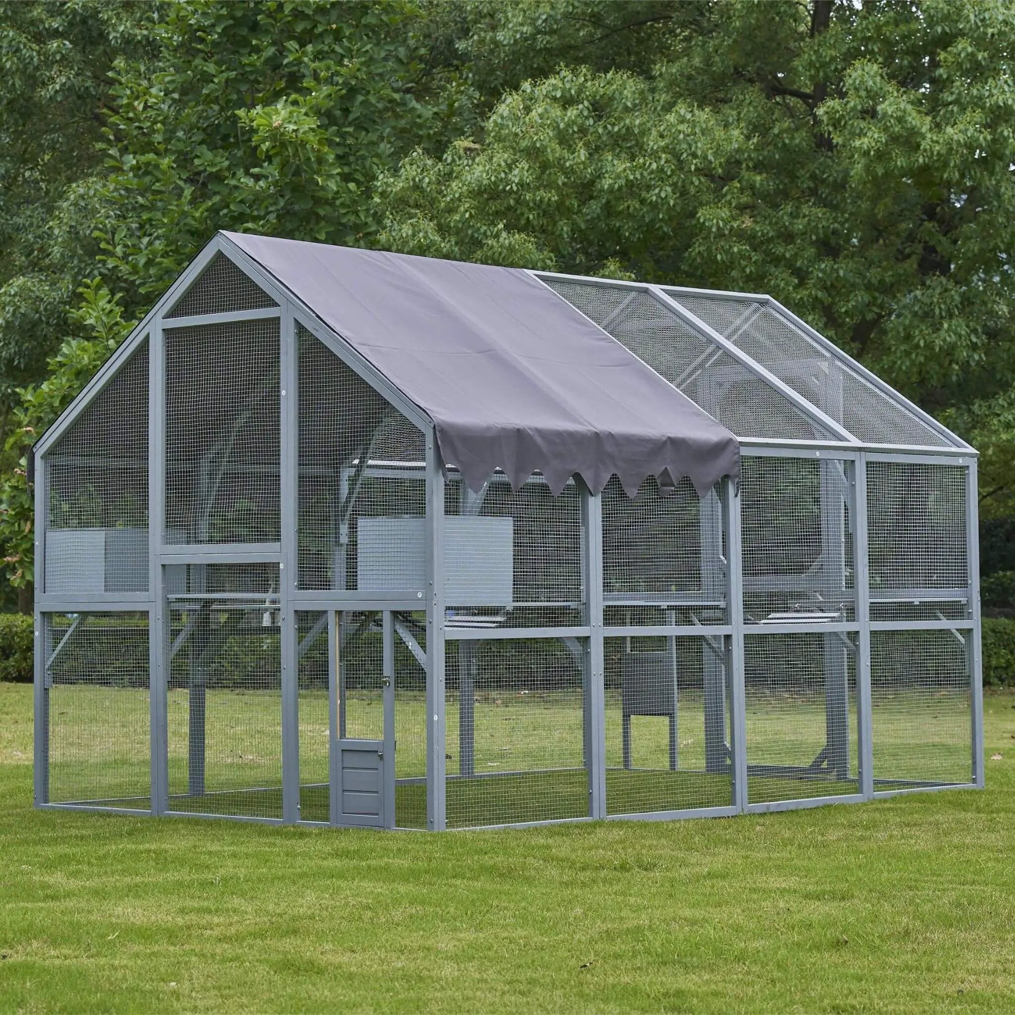 Alora Extra Large Outdoor Cat Kitten Playpen House With Platforms, And Waterproof Cover (SAK55092) by SAKSBY WHOLESALE