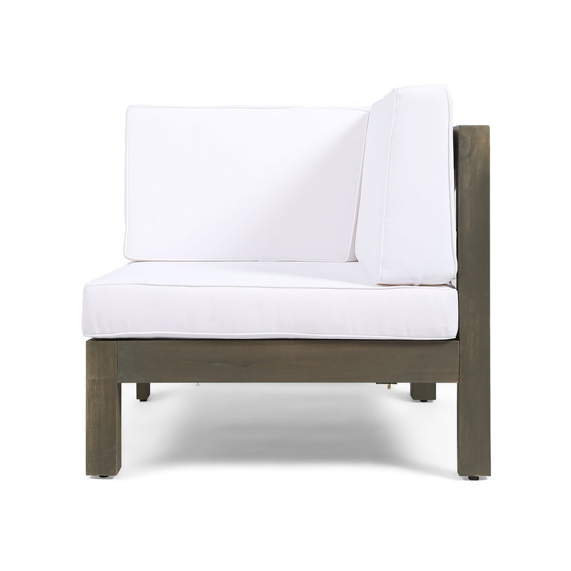 Brava X-Back 2-Seater Sectional Loveseat with Coffee Table by HouseOfZazla