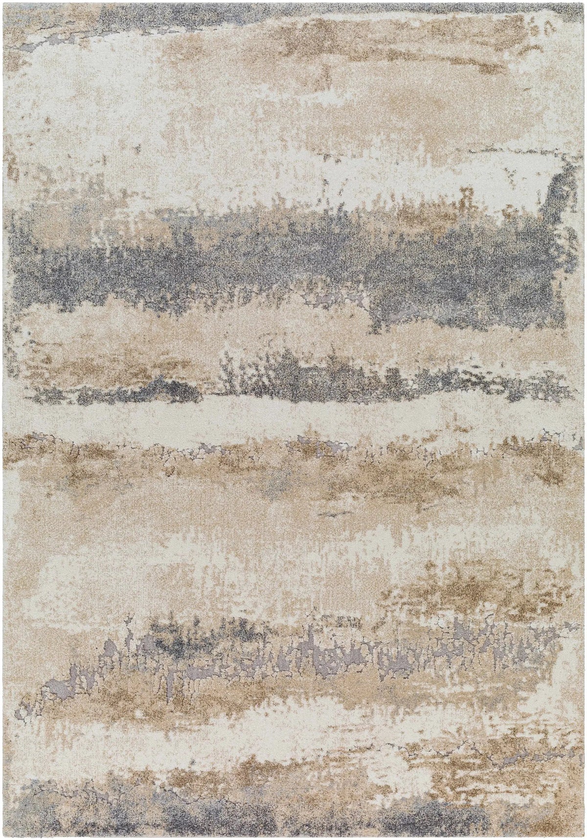 Ezell Abstract Thick Rug