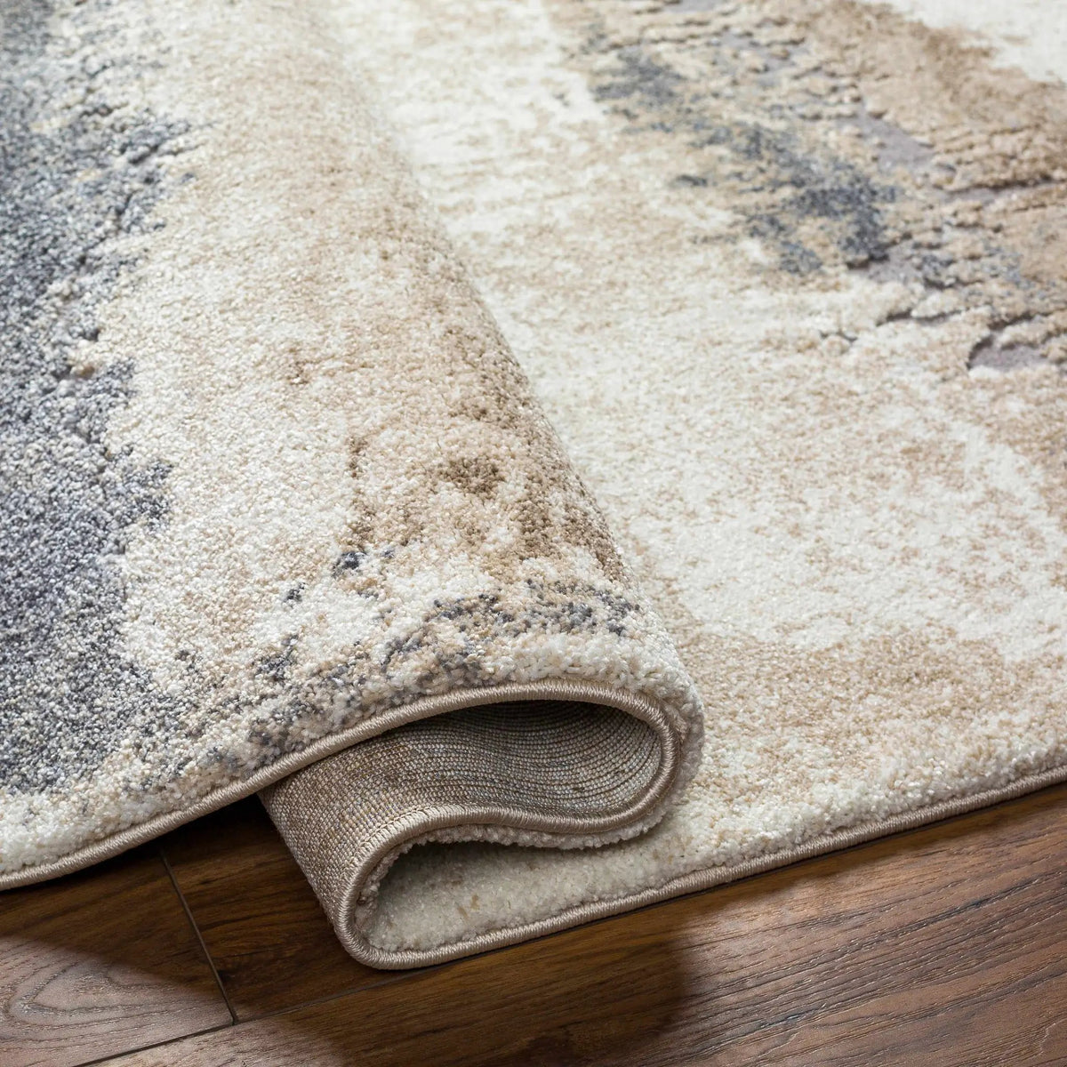 Ezell Abstract Thick Rug, photo 4 of 6