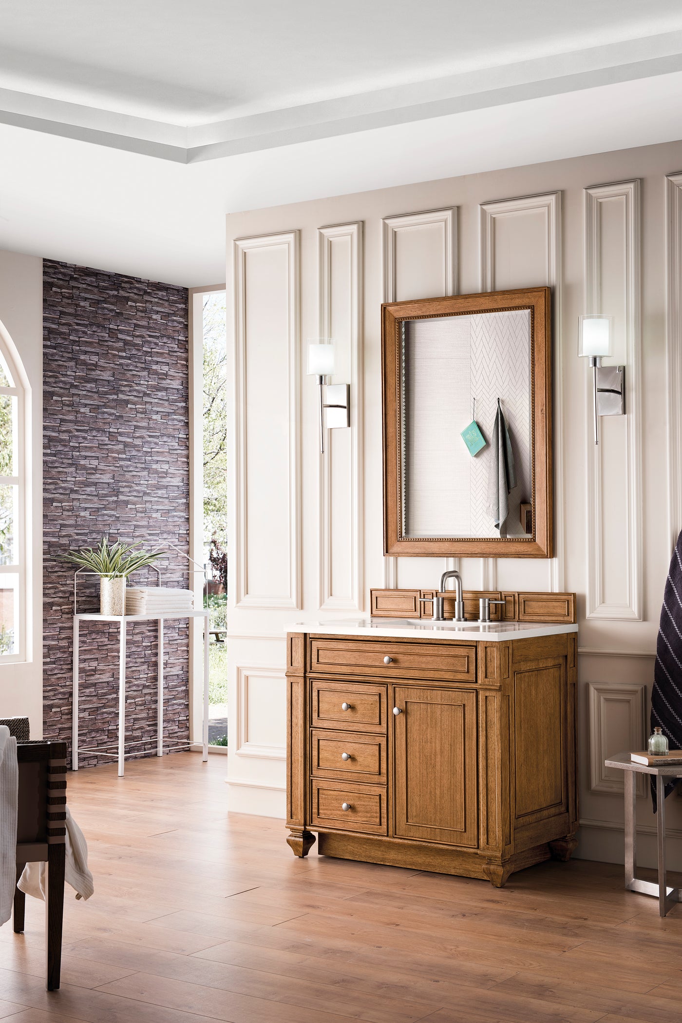 James Martin Bristol 36" Single Bathroom Vanity, Saddle Brown, view 17