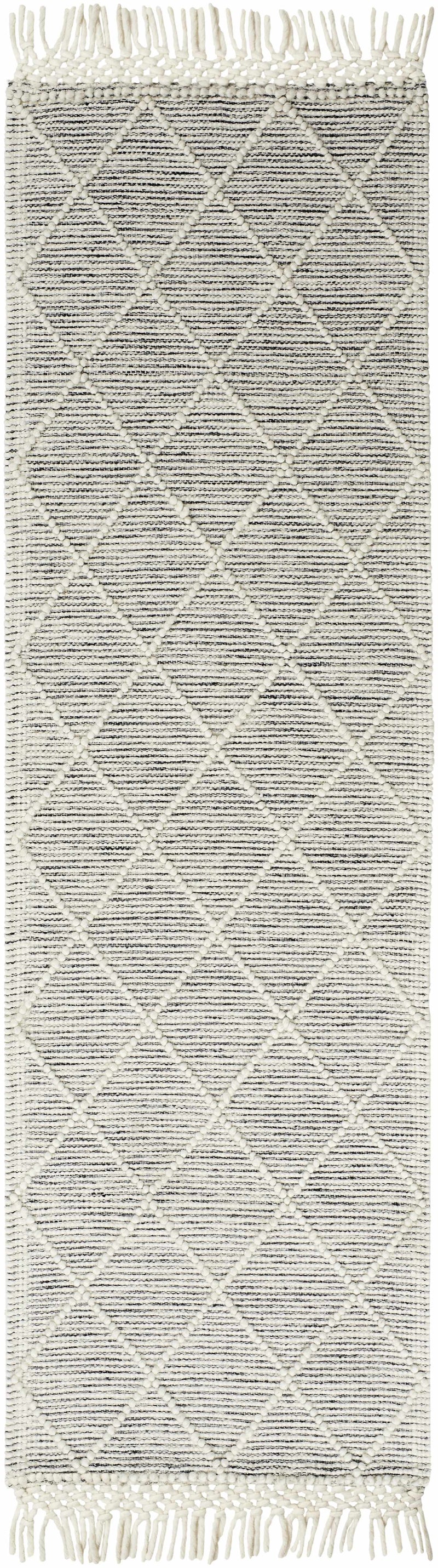 Ezria Wool Rug with Tassels - Clearance by Boutique Rugs
