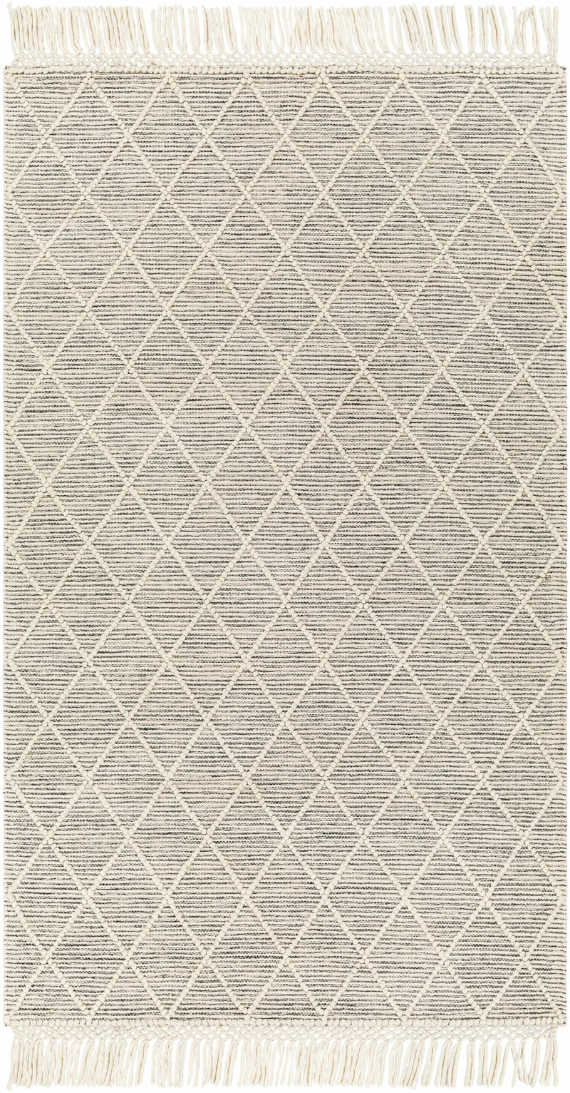Ezria Wool Rug with Tassels - Clearance by Boutique Rugs