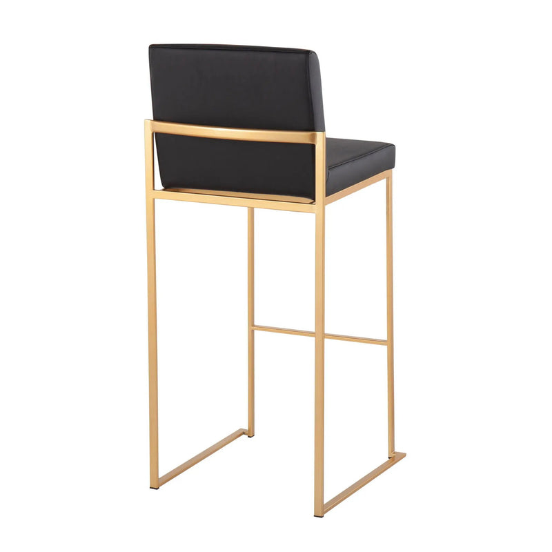 Fuji - Contemporary Design High Back Barstool by HouseOfZazla