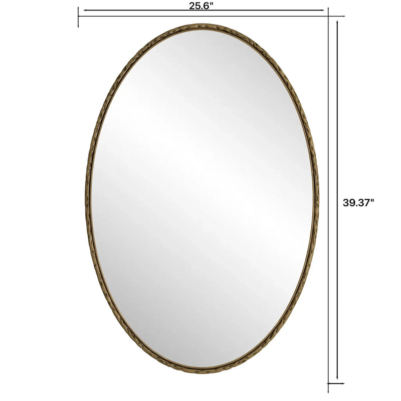 Art Oval Retro Mirror, Wall Hanging by Unique Piece Furniture