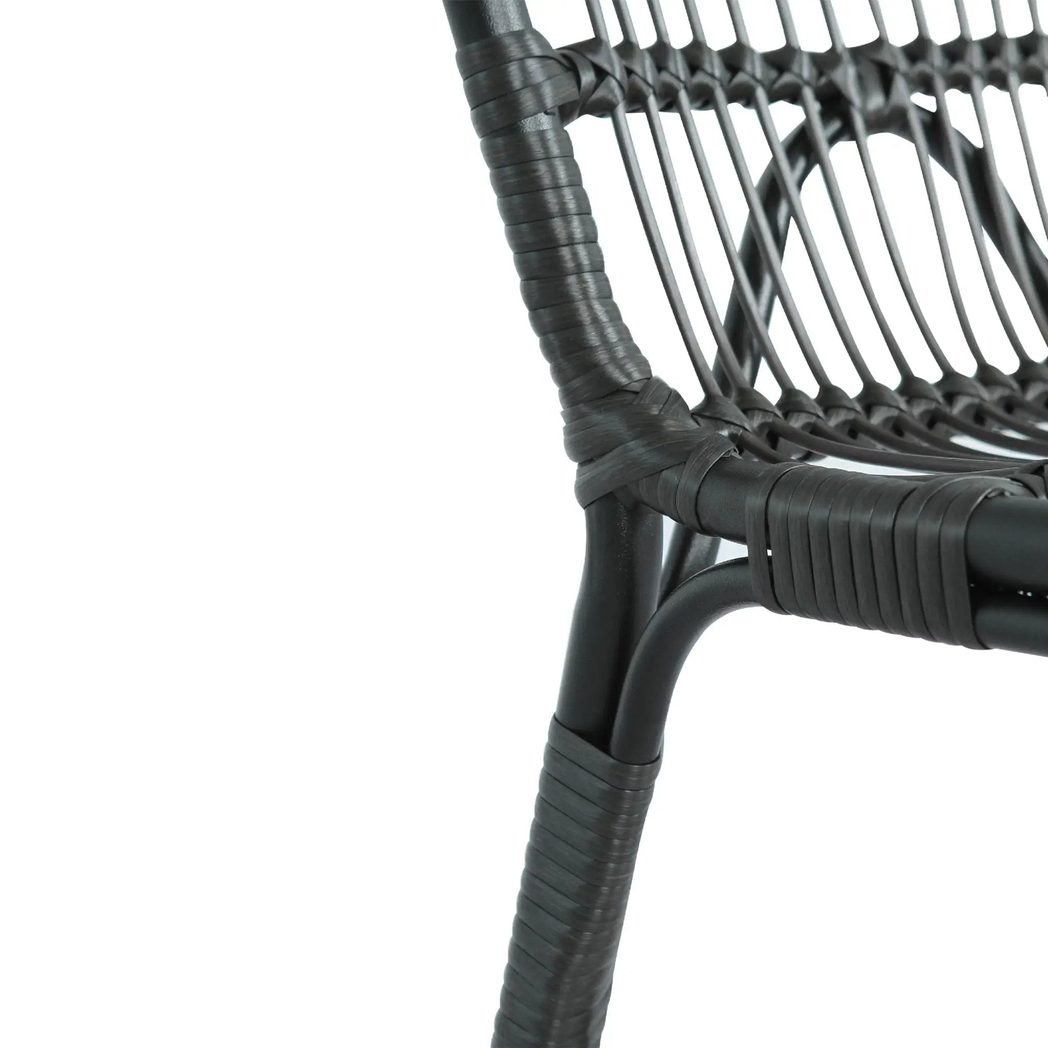 Outdoor Wicker Dining Chairs With Washable Cushions (Set of 2) by HouseOfZazla