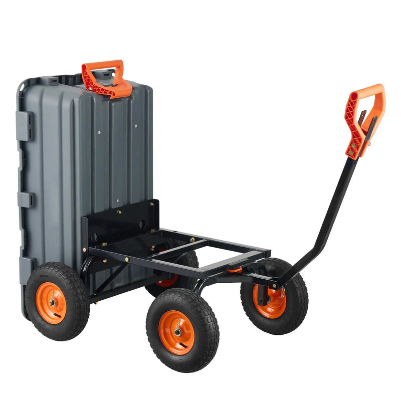 Dump Cart with Poly Body and Steel Frame by HouseOfZazla