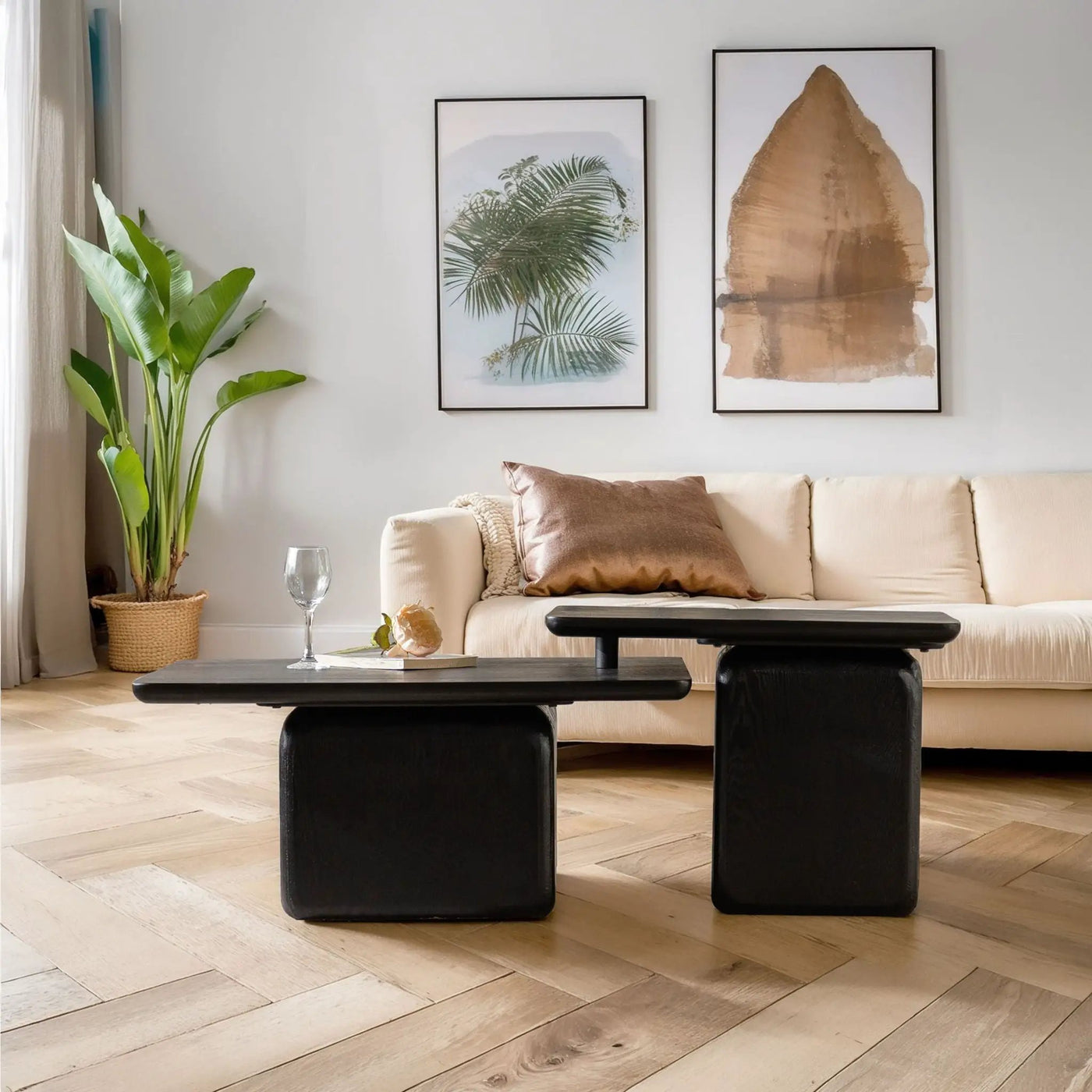 Square Coffee Table Set (Set of 2) by HouseOfZazla
