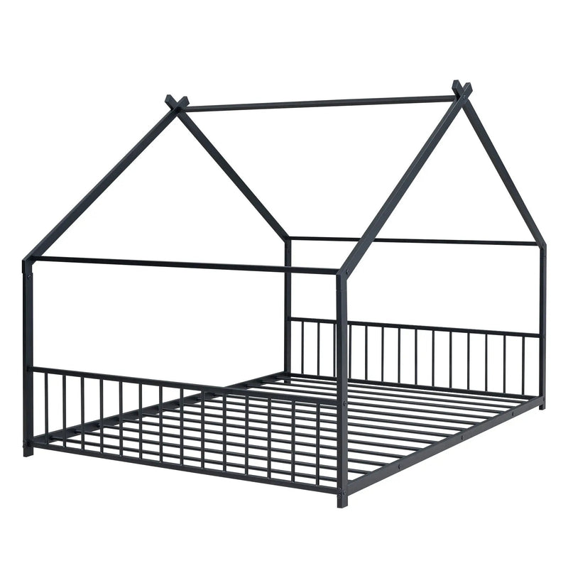 Metal House Bed by Unique Piece Furniture