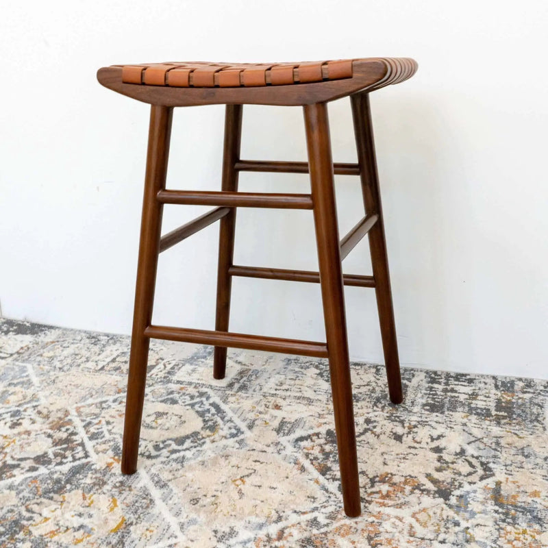 Maya - Stool - Rustic / Tan by HouseOfZazla