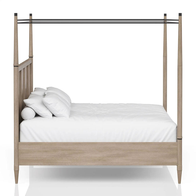 Transitional Styling Canopy Bed by Unique Piece Furniture