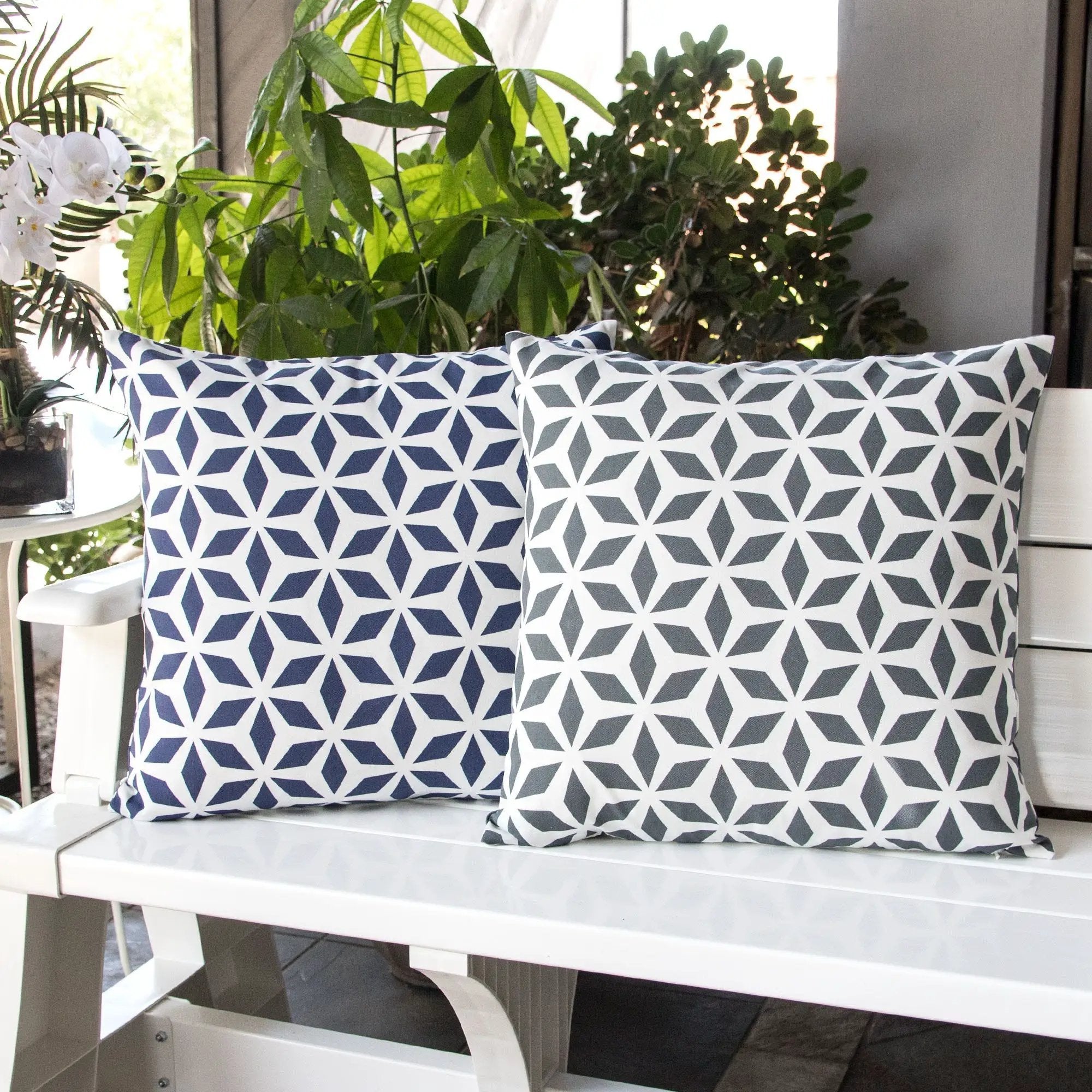 Crystal Burst - Outdoor & Indoor Pillow by Unique Piece Furniture