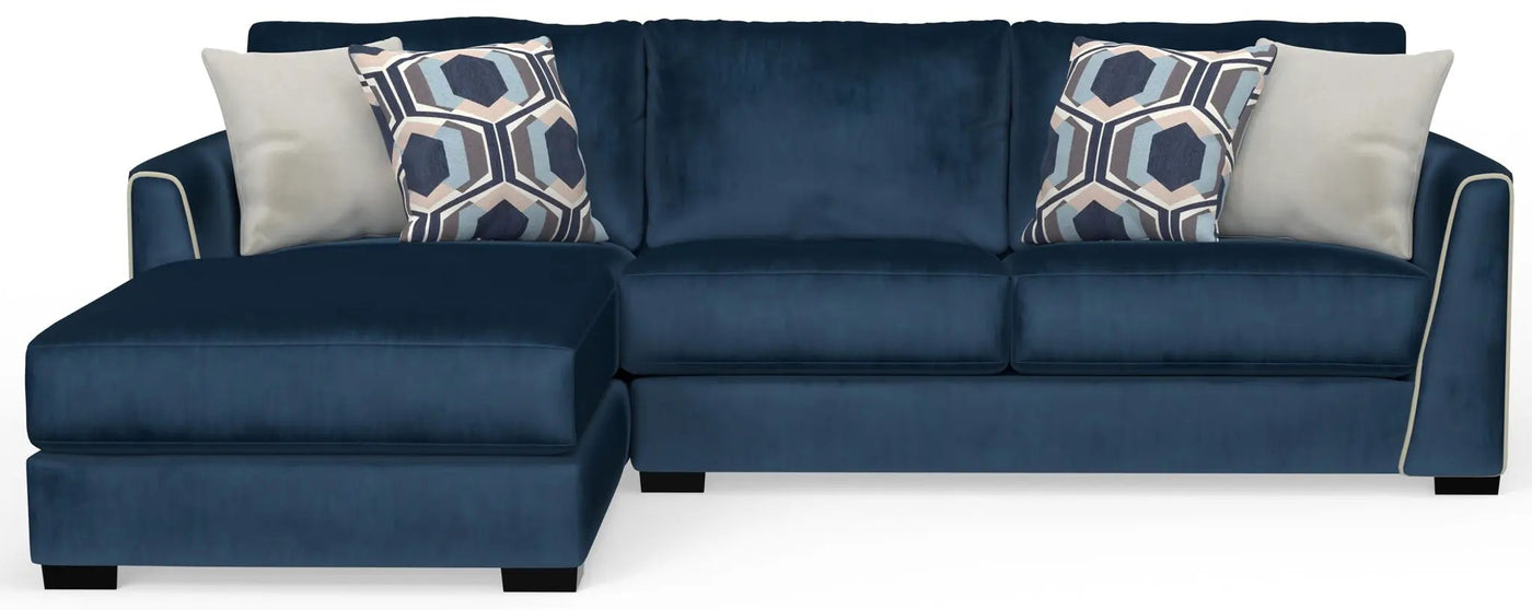 Jetson - Sectional With Comfort Coil Seat Cushions And Included Accent Pillows by Unique Piece Furniture
