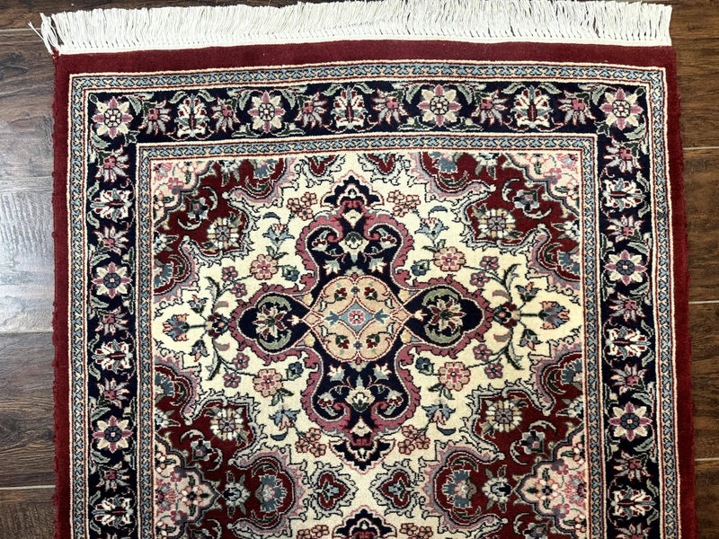 Sino Persian Runner Rug 2.7 x 8, Floral, Handmade, 250 KPSI by Jewel Rugs