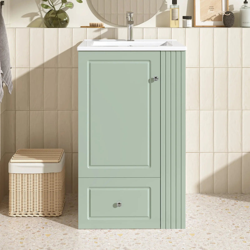 20" Freestanding Bathroom Vanity with Ceramic Sink by HouseOfZazla