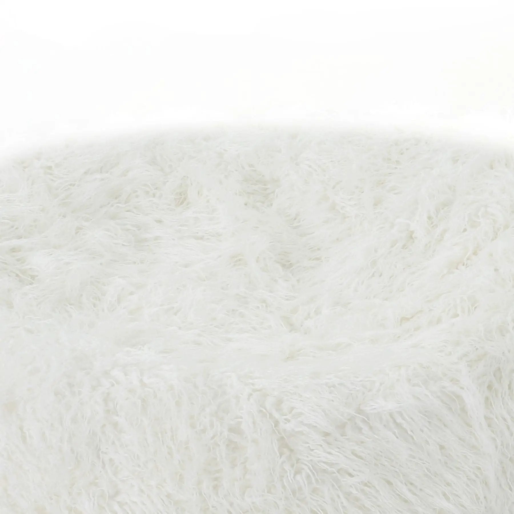 Mahin - Rounded 5 Foot Bean Bag Cozy Modern Design - White by HouseOfZazla