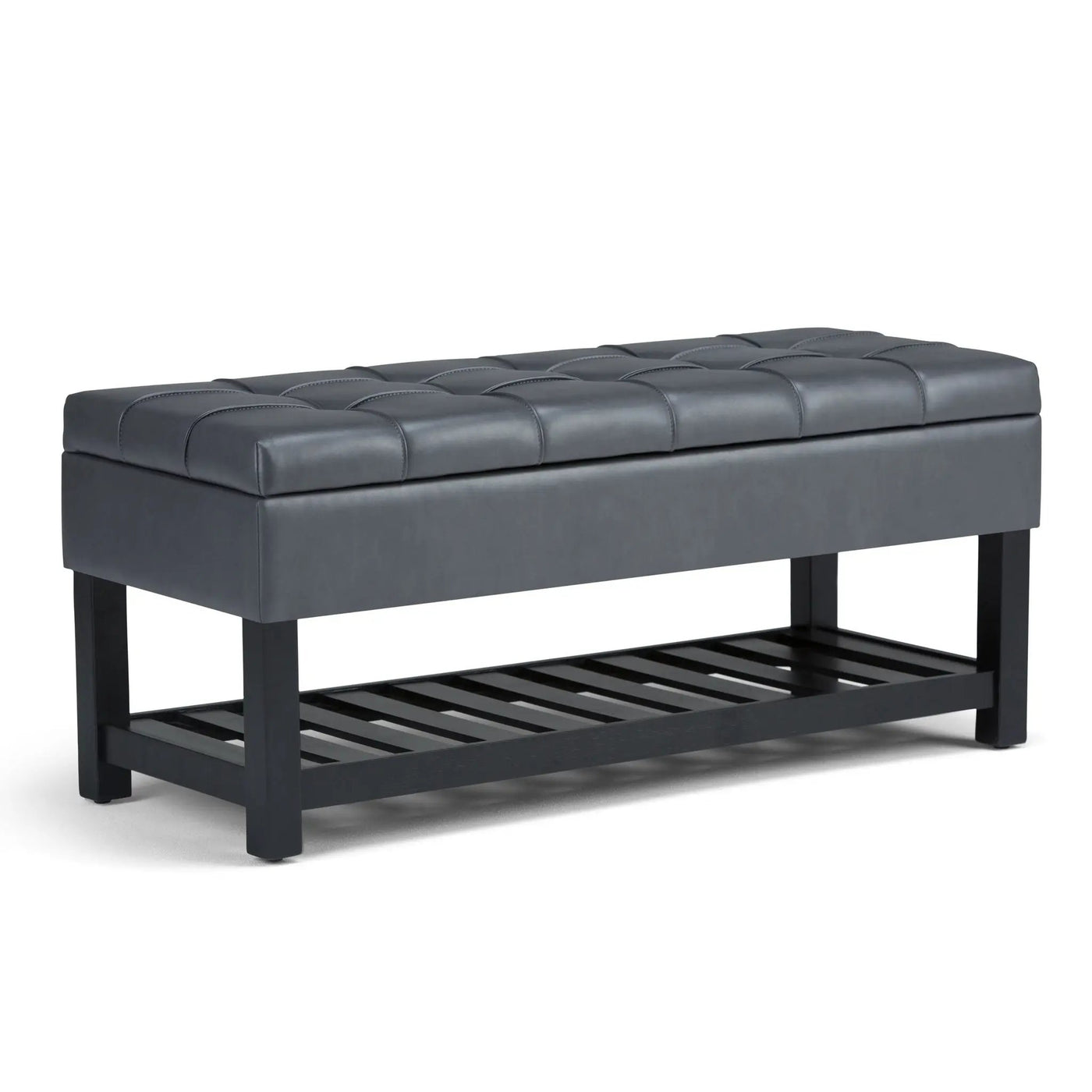Saxon - Upholstered Transitional Storage Ottoman Bench by Unique Piece Furniture