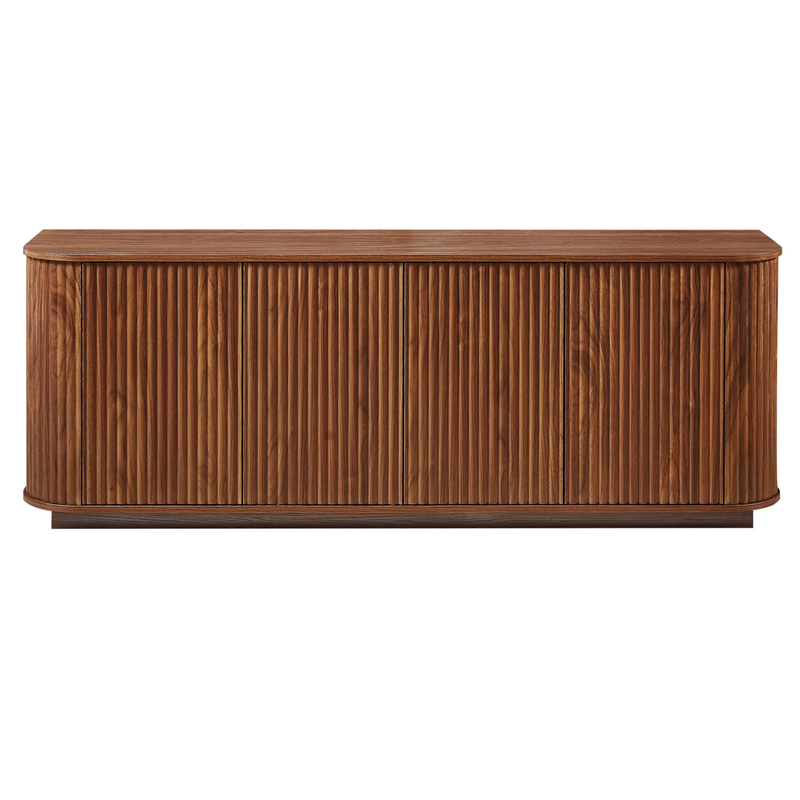 Sideboard Storage Cabinet TV Stand with Wave Pattern by HouseOfZazla