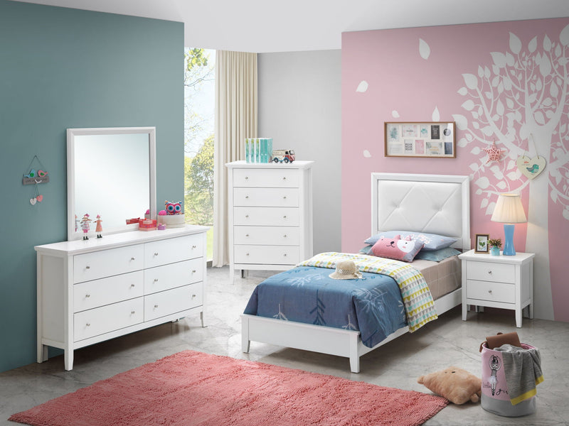 Padded Headboard Bed by HouseOfZazla