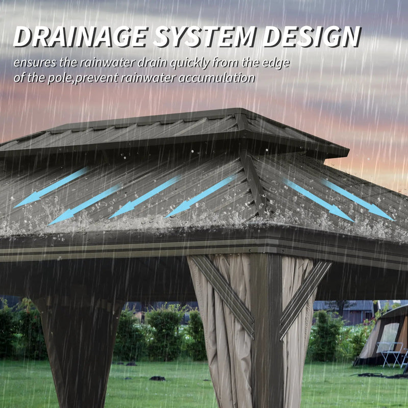 10' X 14' Hardtop Gazebo by HouseOfZazla