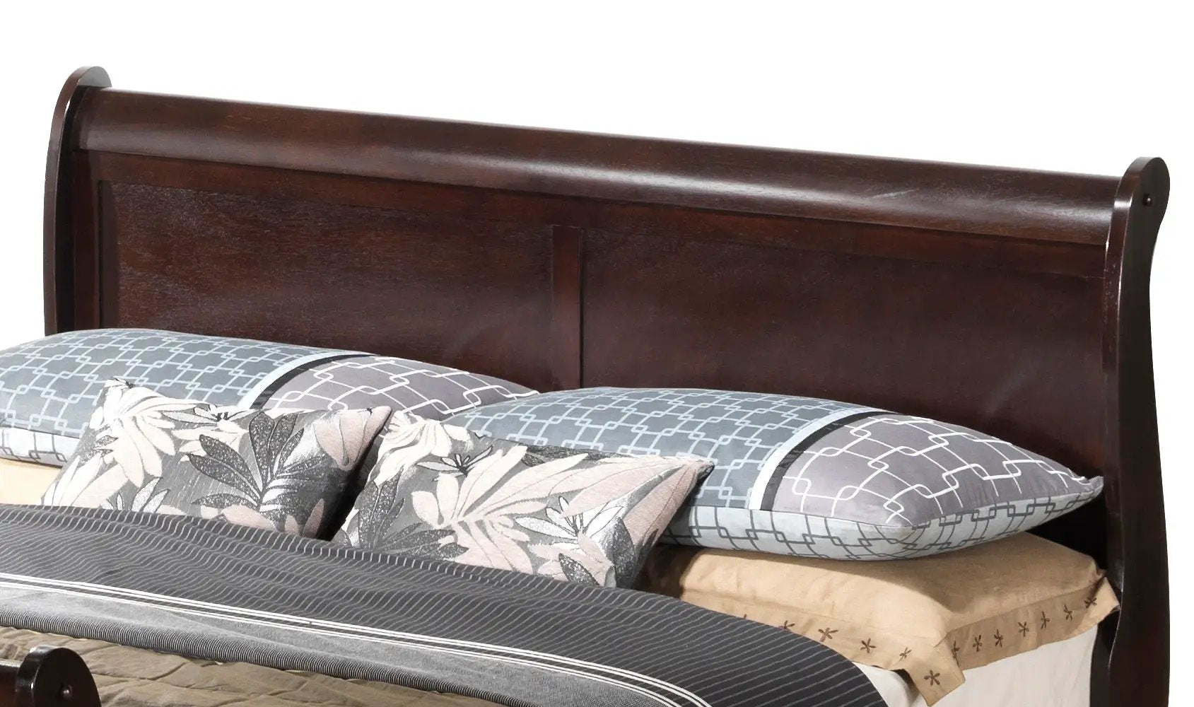 Louis Phillipe - Panel Sleigh Bed by HouseOfZazla
