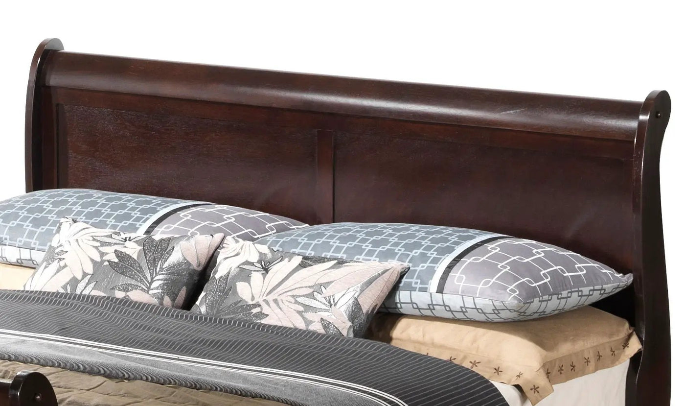 Louis Phillipe - Panel Sleigh Bed by Unique Piece Furniture