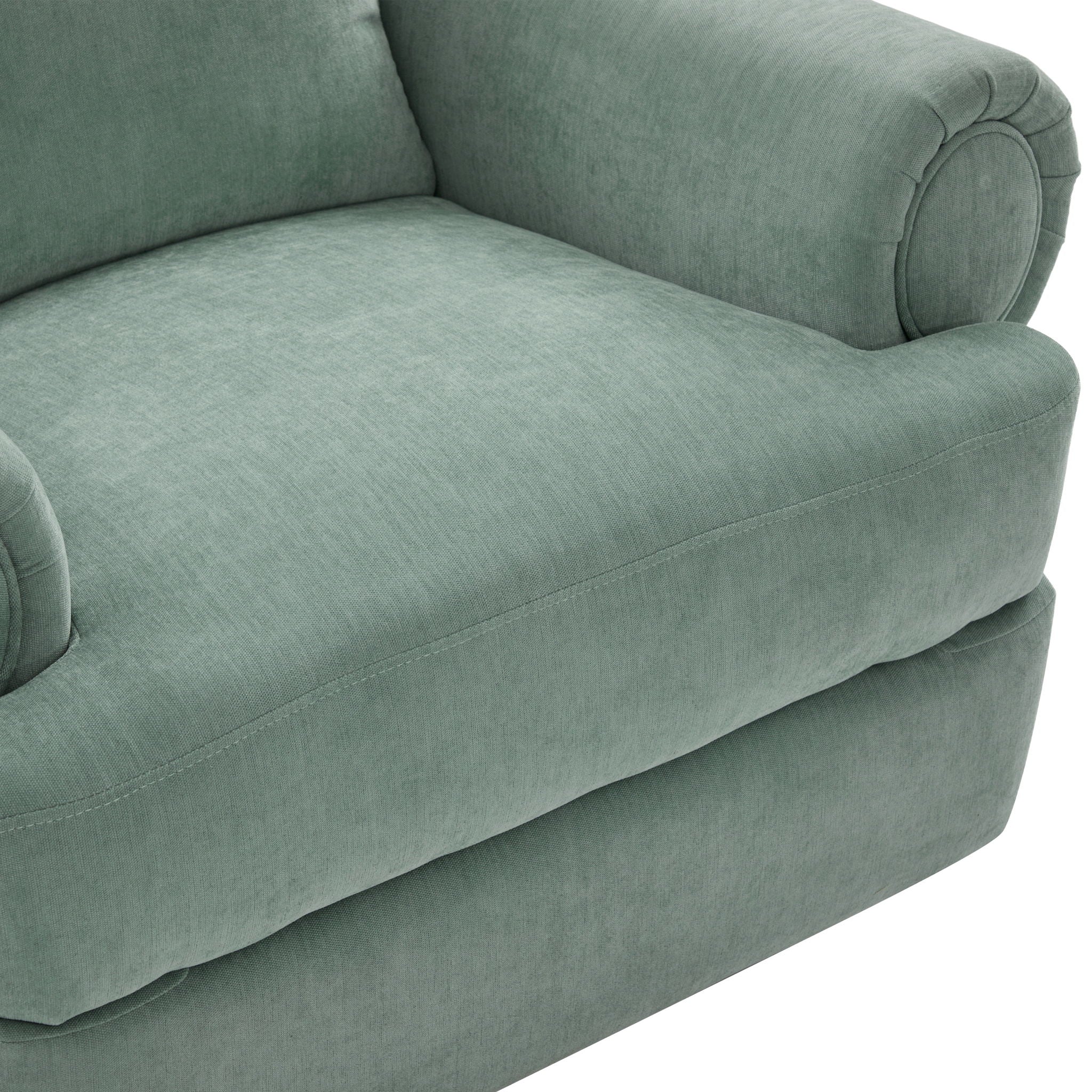 Manual Swivel Recliner Rocker Chair With Adjustable Backrest by HouseOfZazla