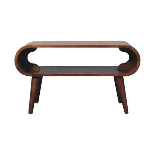 Solid Wood Open Coffee Table by HouseOfZazla