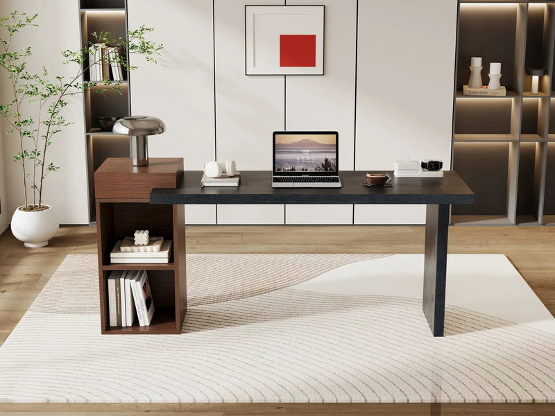 Modern Two-Tone Sofa Side Table by HouseOfZazla