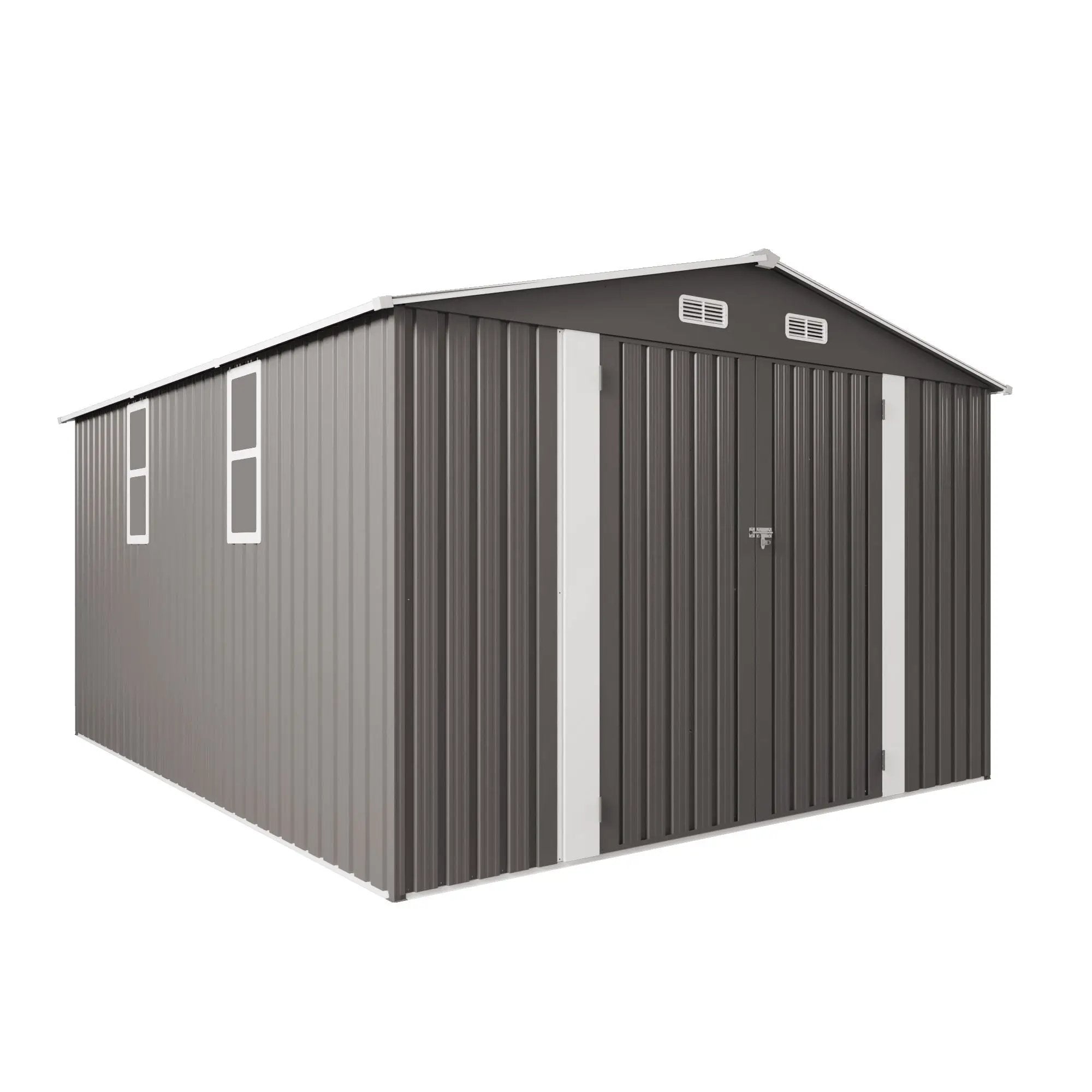 Outdoor Storage Shed With Lockable Doors by HouseOfZazla