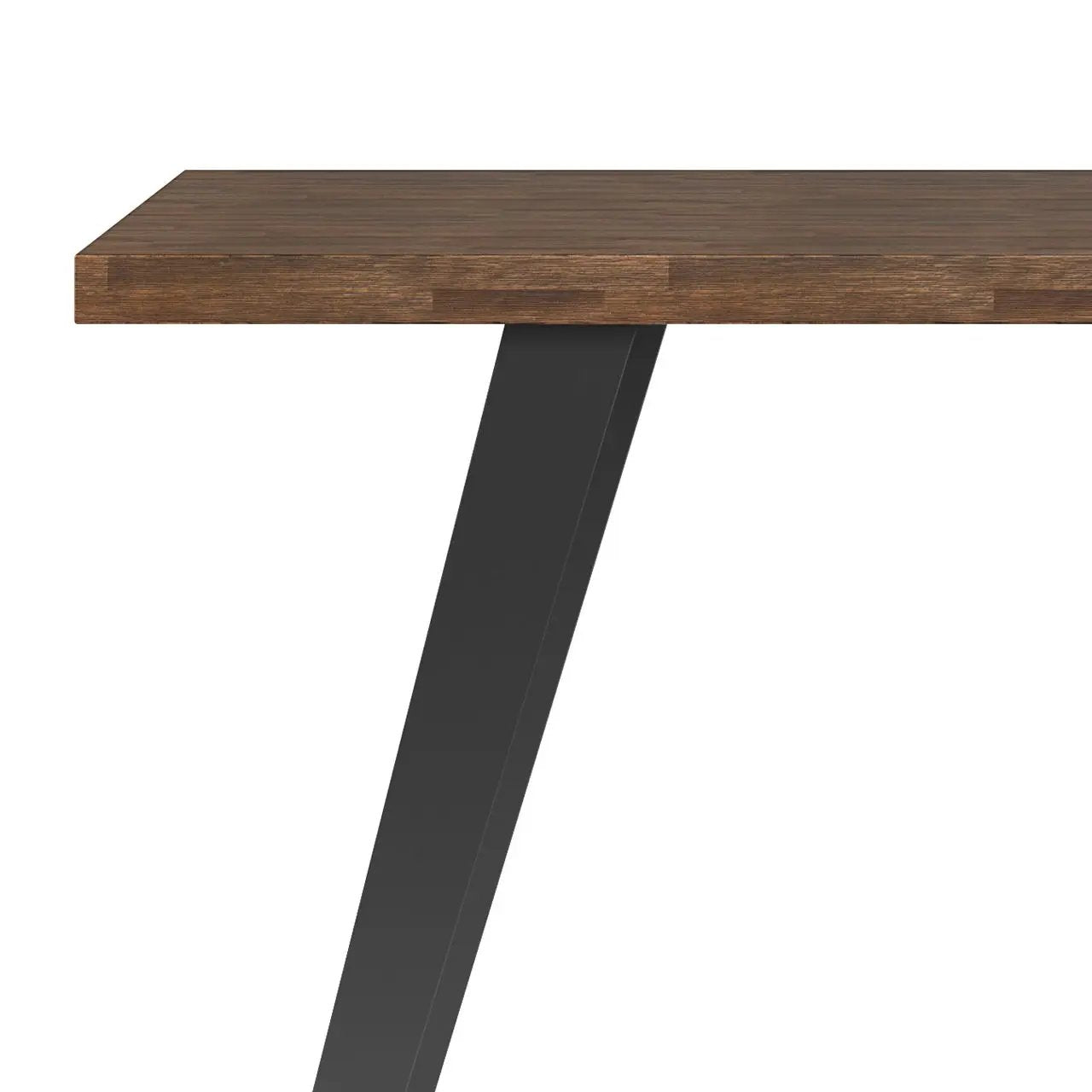 Lowry - Flat Top Desk - Rustic Natural Aged Brown by Unique Piece Furniture
