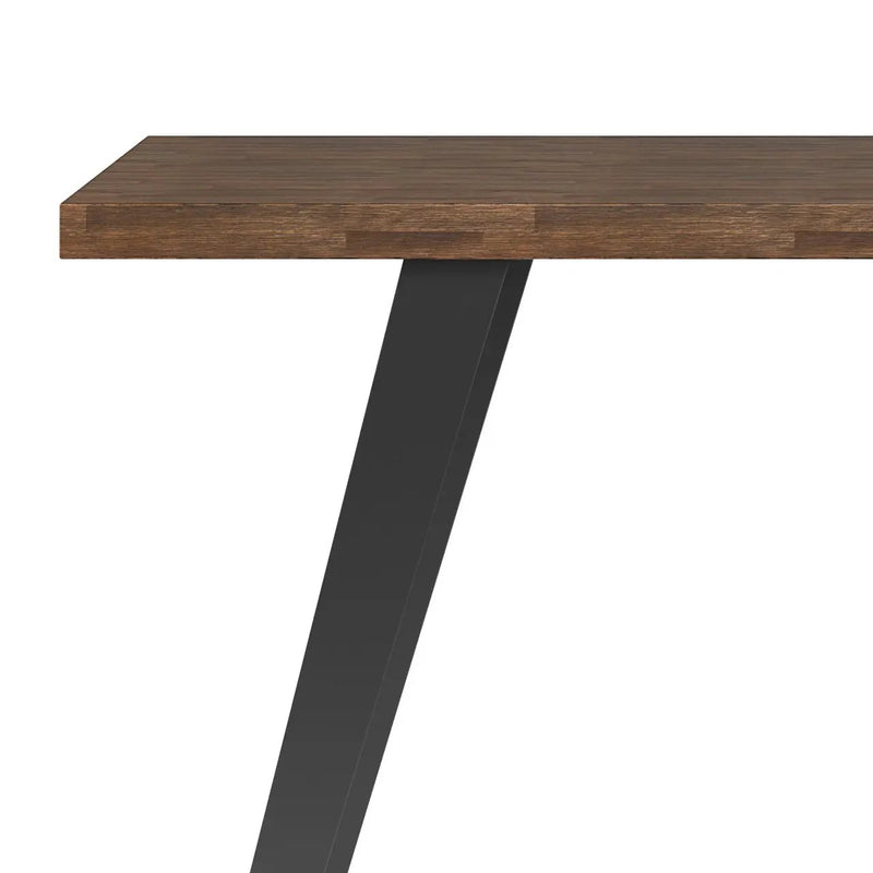 Lowry - Flat Top Desk - Rustic Natural Aged Brown by HouseOfZazla
