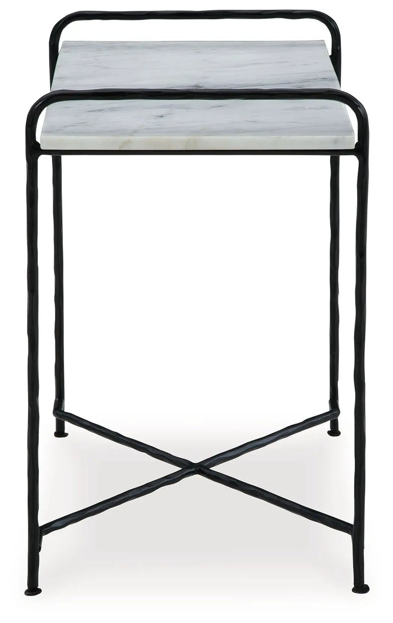 Ashber - Accent Table - White / Black by Unique Piece Furniture