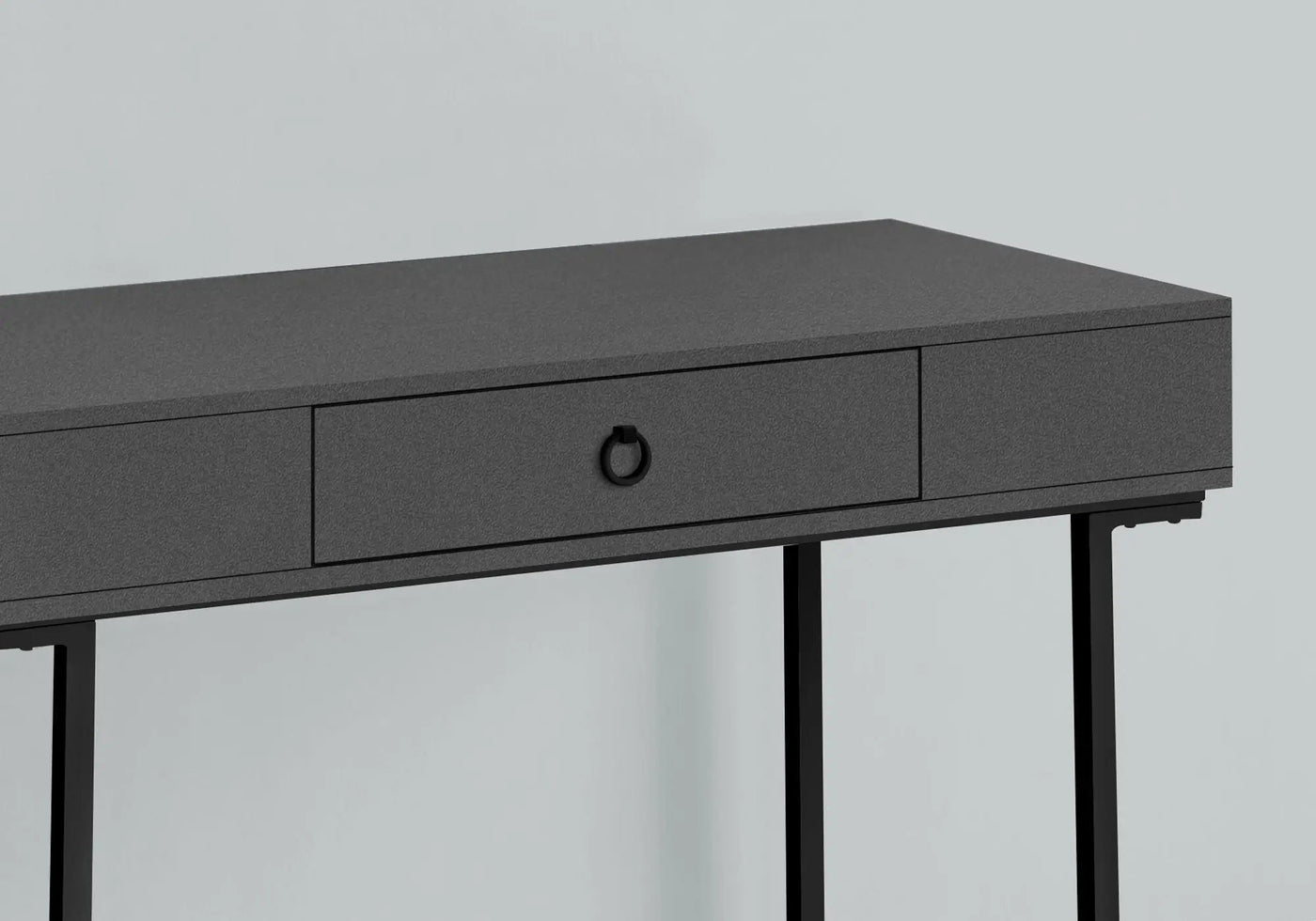 Computer Desk For Home Office, Glossy, Storage Drawer by HouseOfZazla