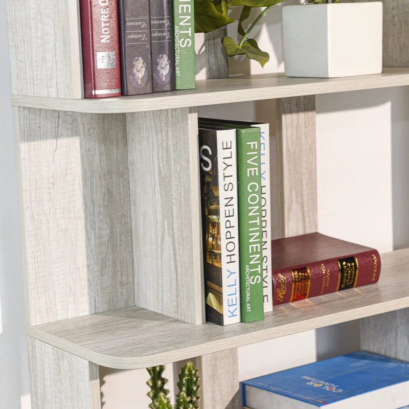 Modern 5 Tier Open Storage Bookcase by HouseOfZazla
