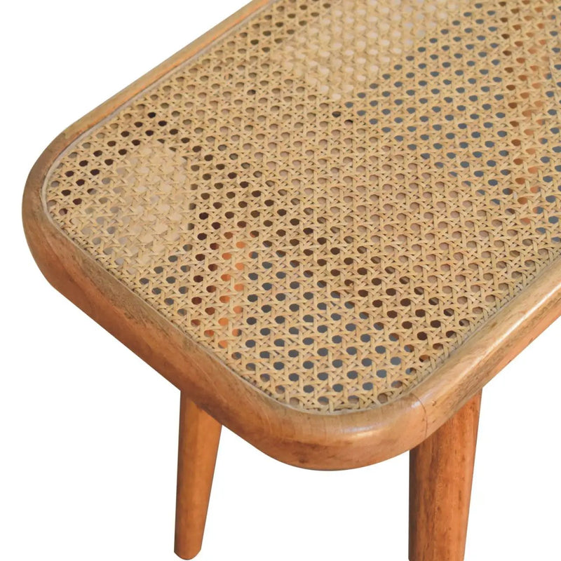 Larissa - Rattan Bench - Oak by Unique Piece Furniture