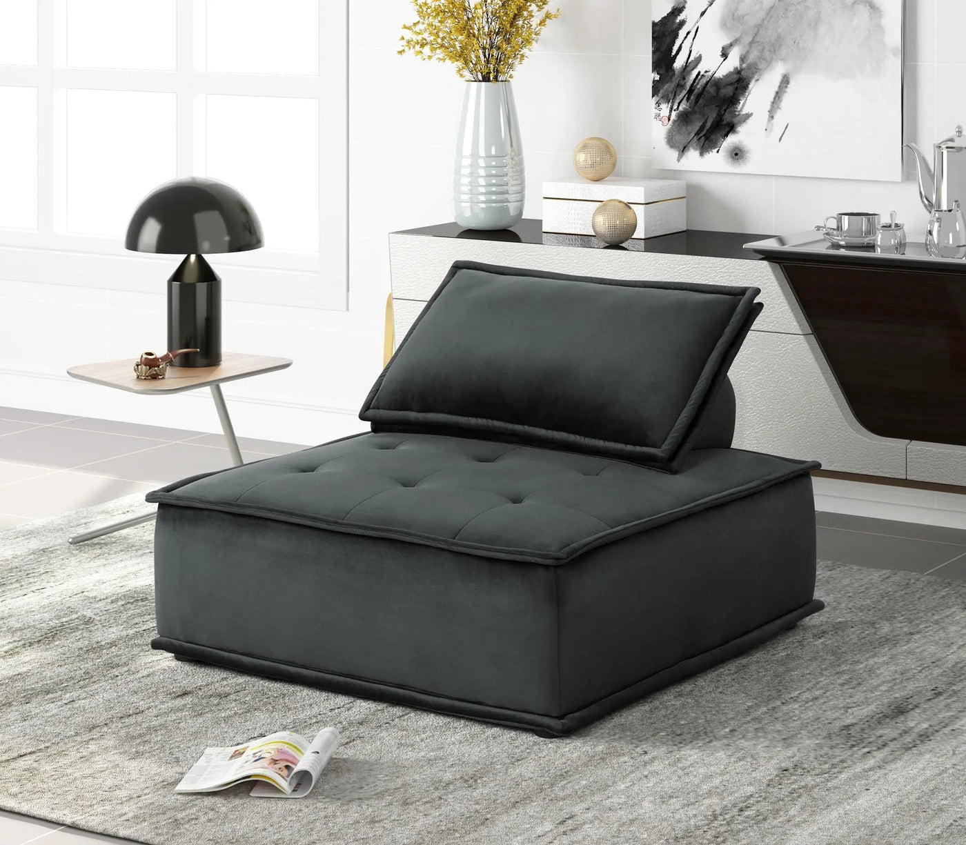 Anna - Armless Lounge Chair by Unique Piece Furniture