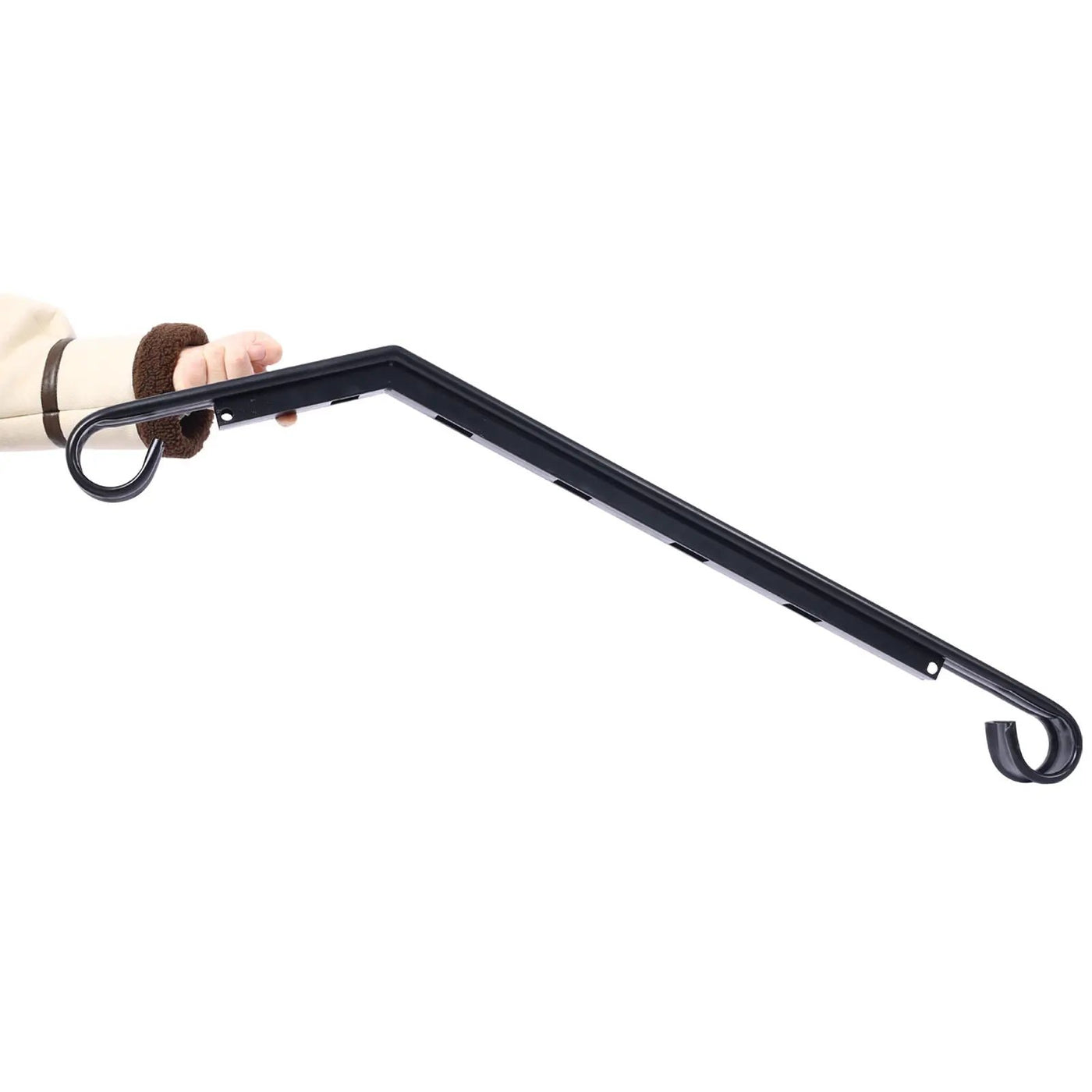Handrails For Outdoor Steps, Fit 2 Or 3 Steps Outdoor Stair Railing, Wrought Iron Handrail, Flexible Porch Railing, Transitional Handrails For Concrete Steps Or Wooden Stairs by Unique Piece Furniture
