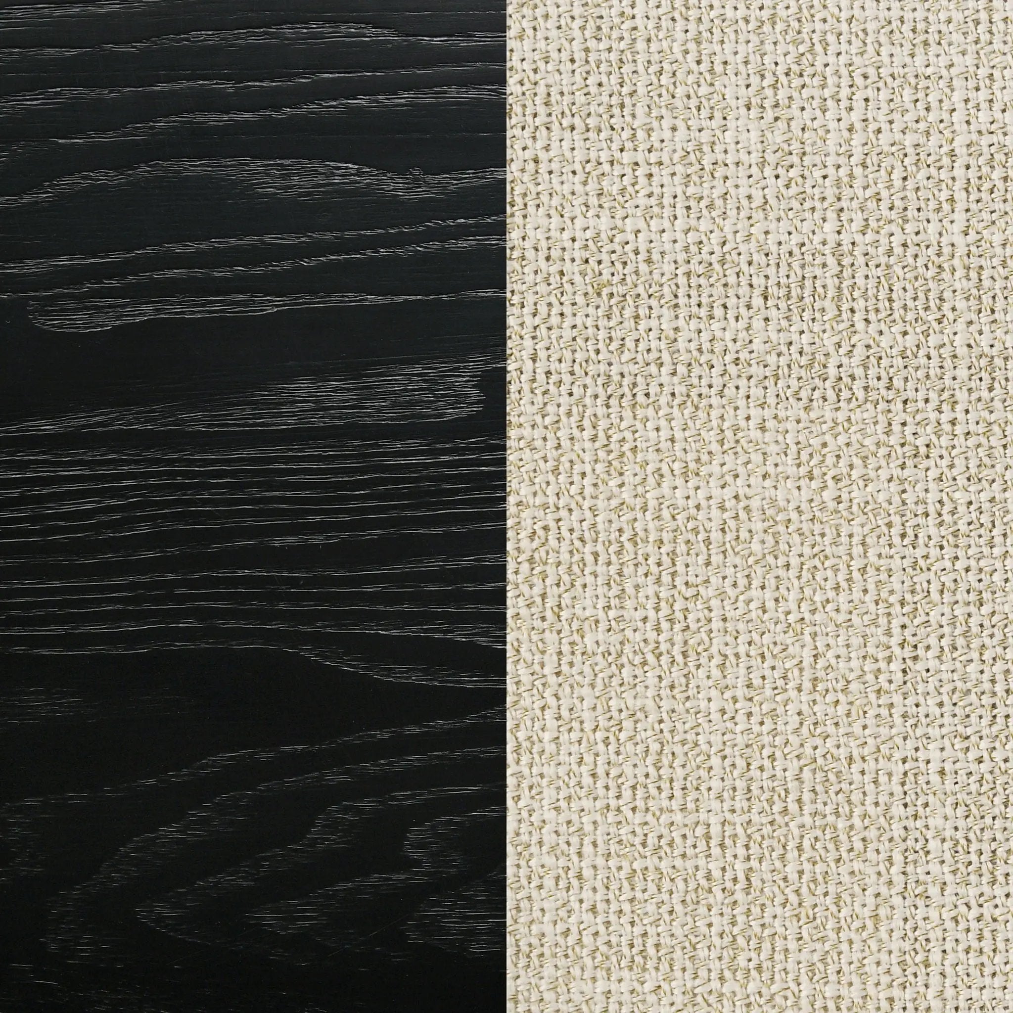 Arini 56-inch Eastern King Panel Bed Cream and Black by Unique Piece Furniture