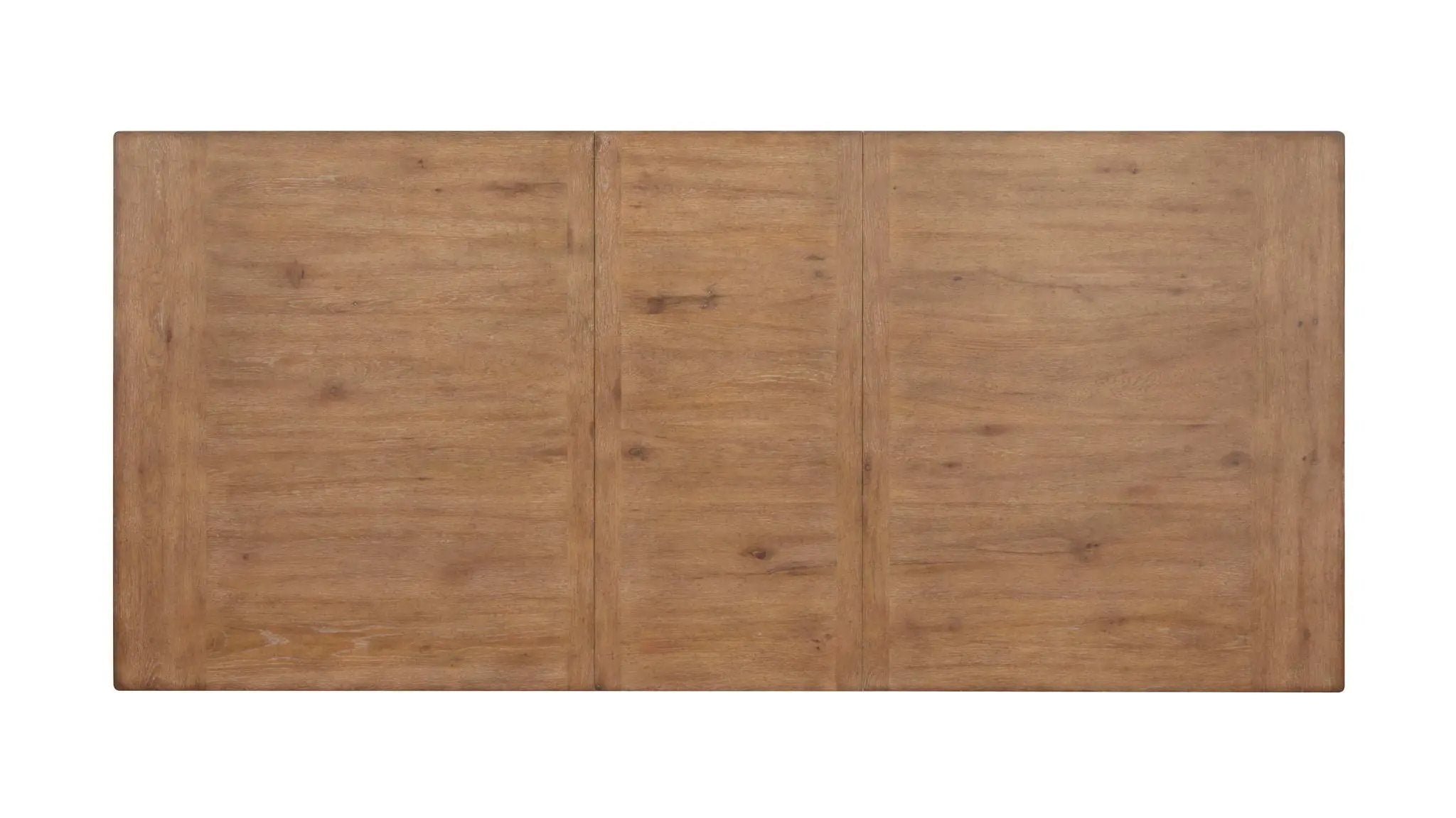 Kingston - Extendable Trestle Dining Table - Whisper White And Cerused Nutmeg by Unique Piece Furniture