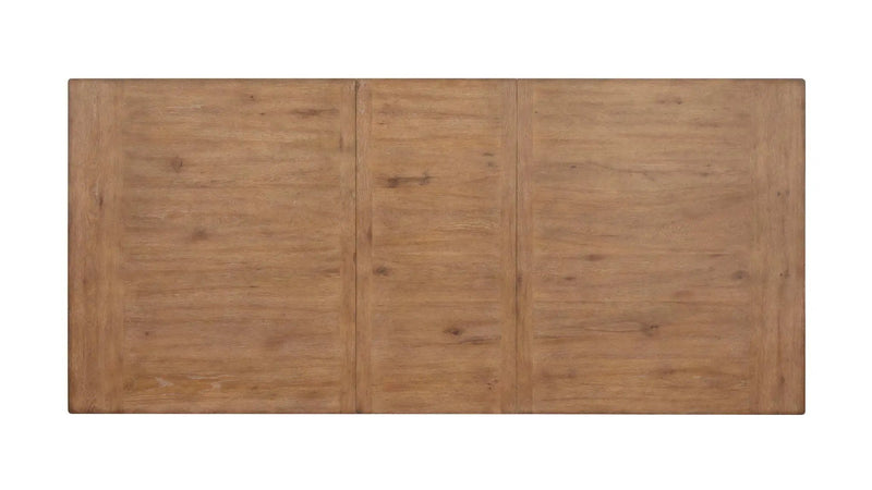 Kingston - Extendable Trestle Dining Table - Whisper White And Cerused Nutmeg by Unique Piece Furniture