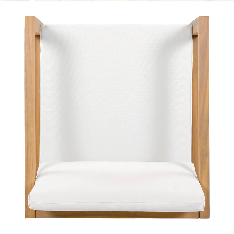 Outdoor Dining Chairs (Set of 2) with Acacia Wood Frame by HouseOfZazla