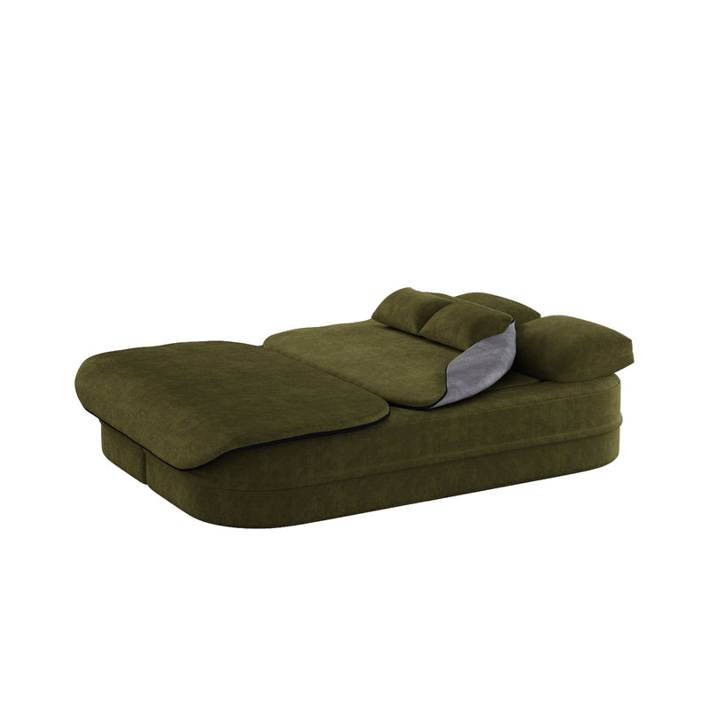 2 In 1 Foldable Sofa Bed With Multi Functional Blanket, Floor Lounge Sofa by HouseOfZazla