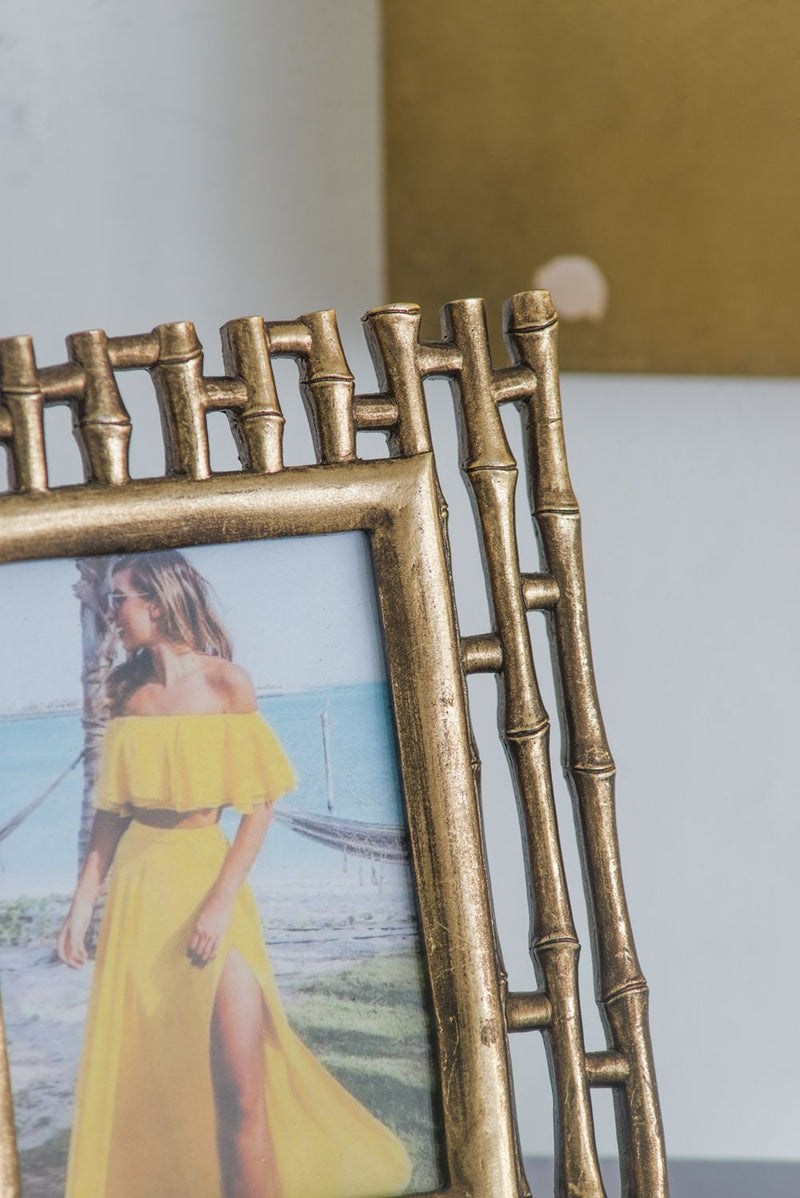 Photo Resin Frame, Opening (Set of 2) - Gold by HouseOfZazla