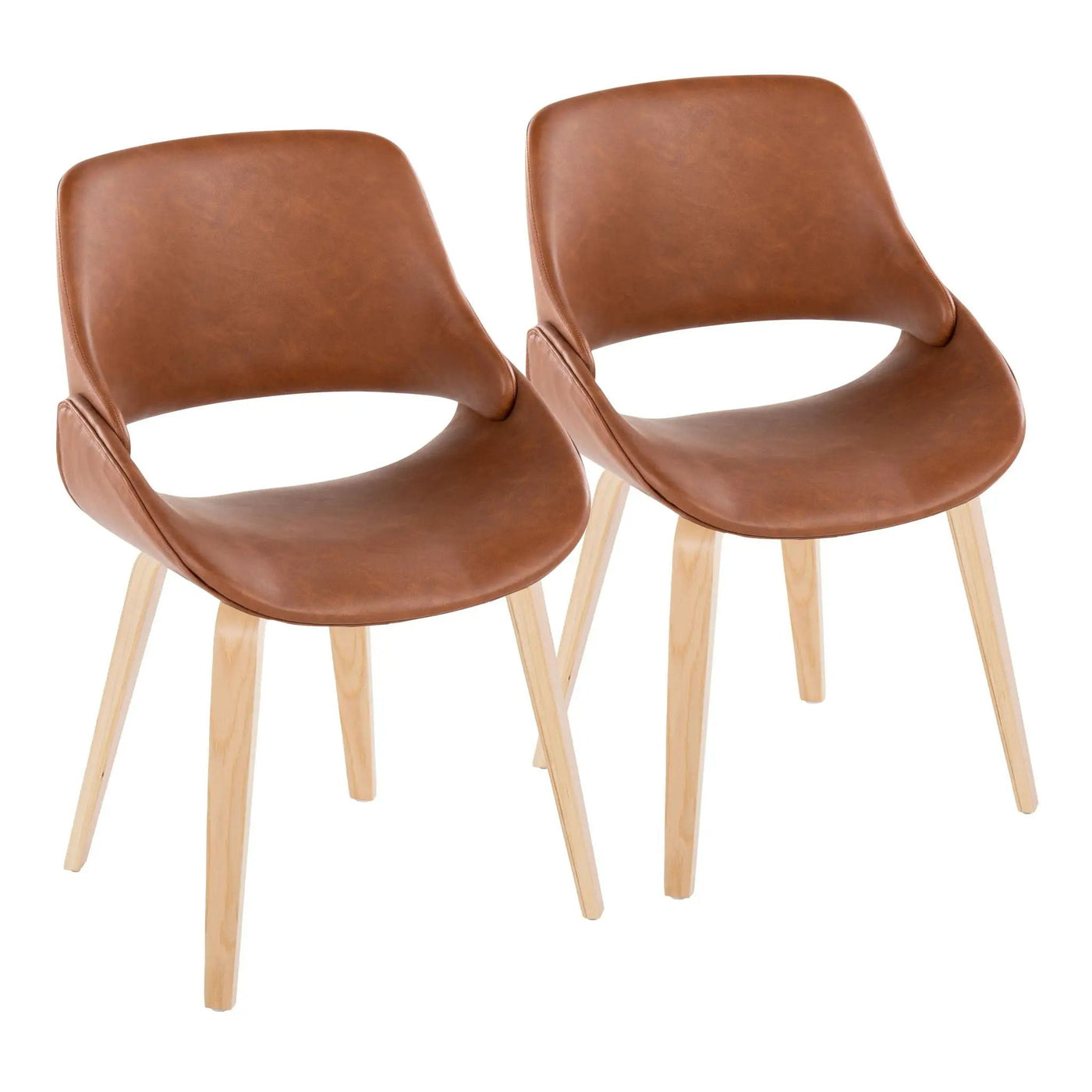 Fabrico - Mid-Century Modern Style Dining Chair (Set of 2) by HouseOfZazla