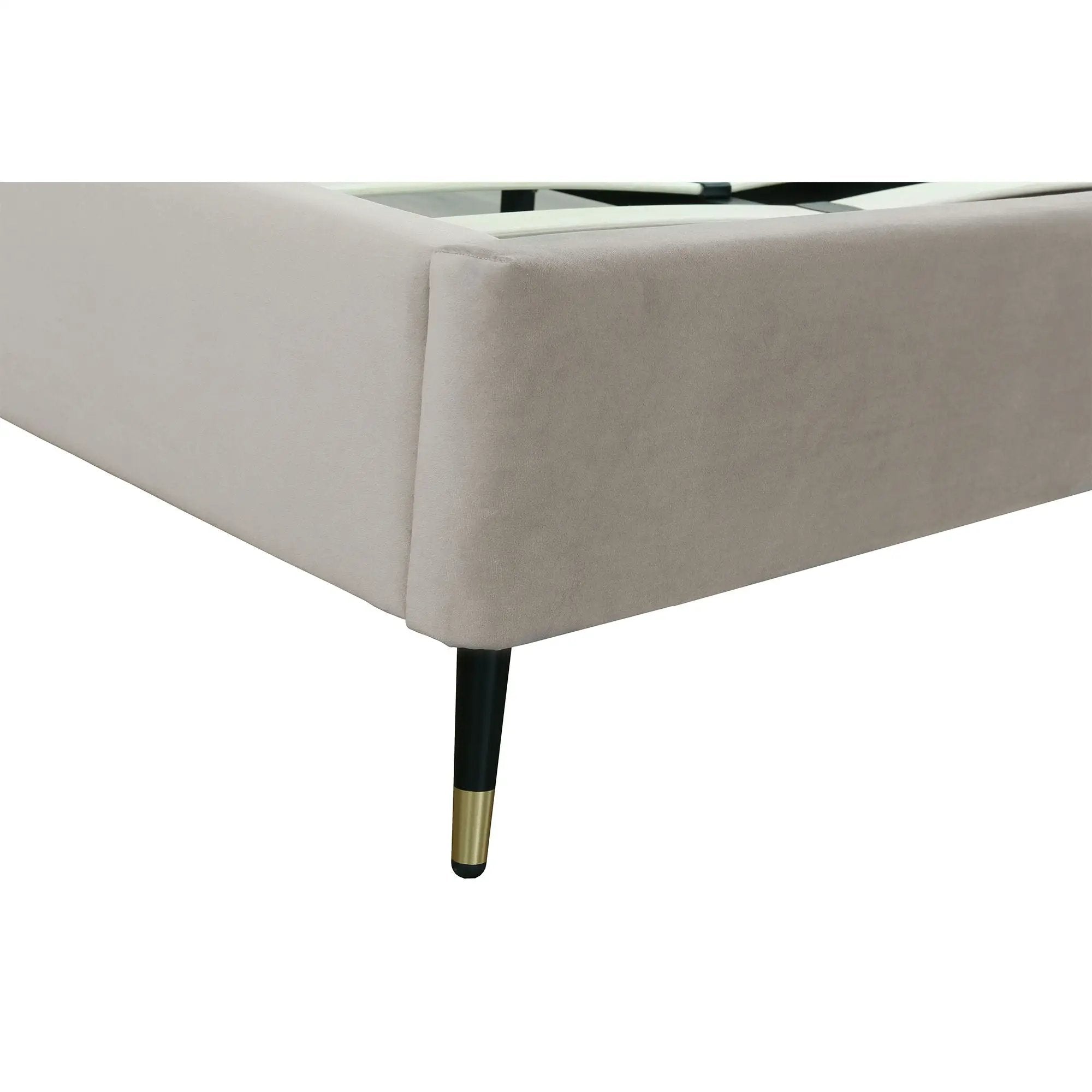 Crosby - Bed With Upholstered Headboard And Slats